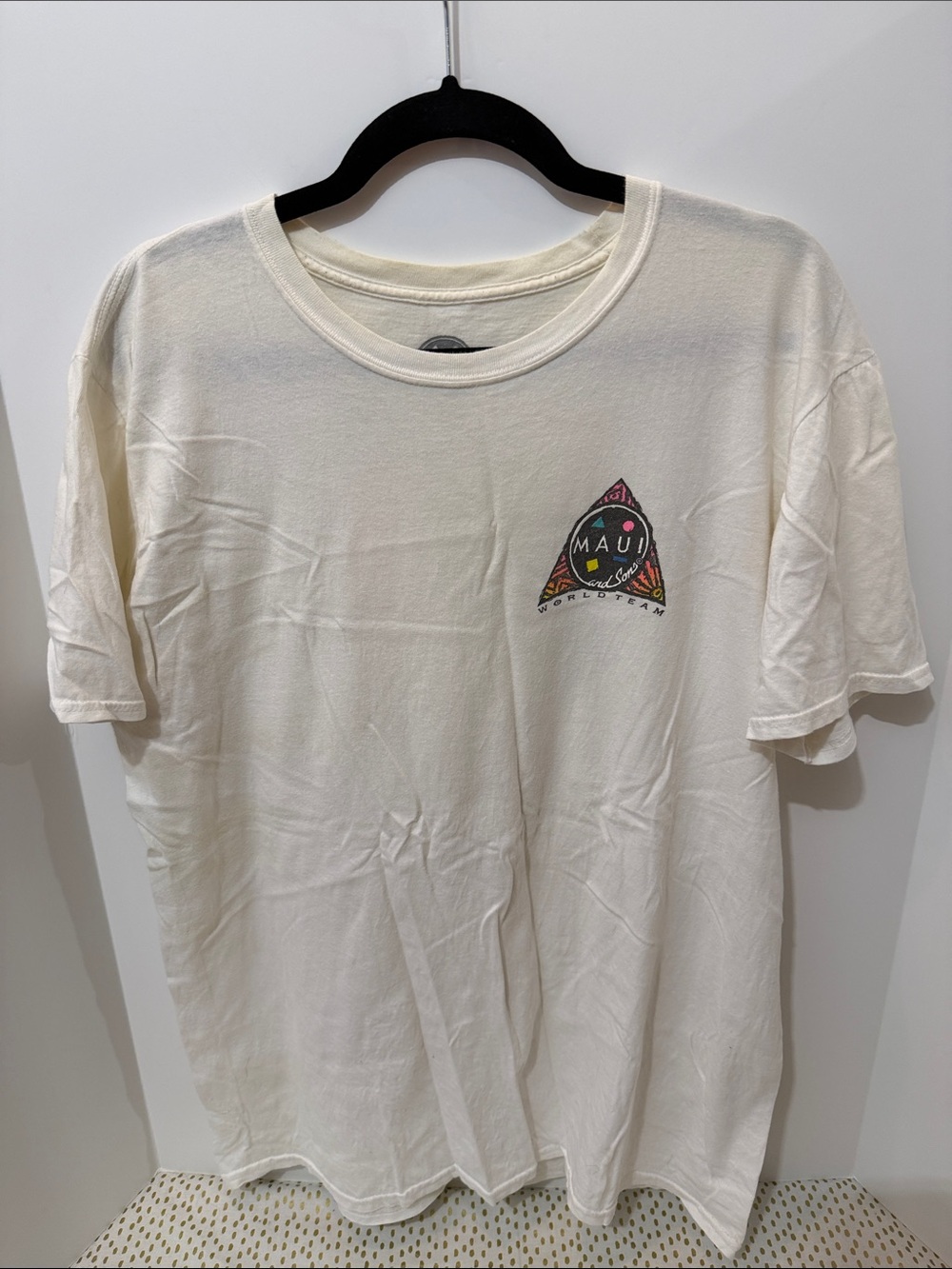 Maui and Sons Cream Short-Sleeve Graphic Tee